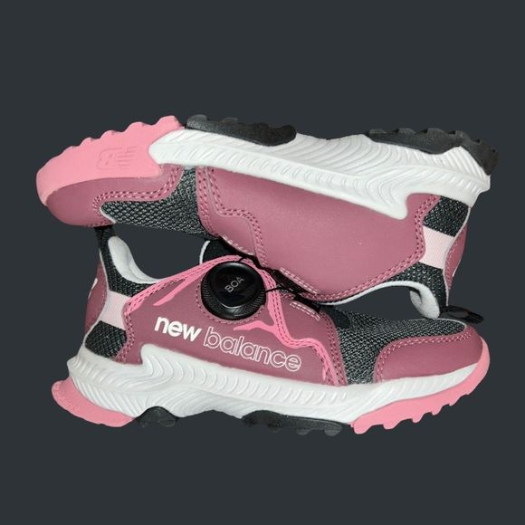 NWOB Toddler New Balance DynaSoft Trail Magic BOA Washed Burgundy Black Size 12 - Picture 7 of 7
